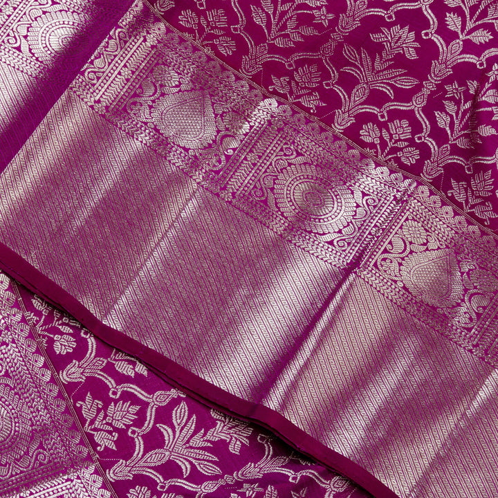 Kuberan Wine Kanchivaram Silk Saree