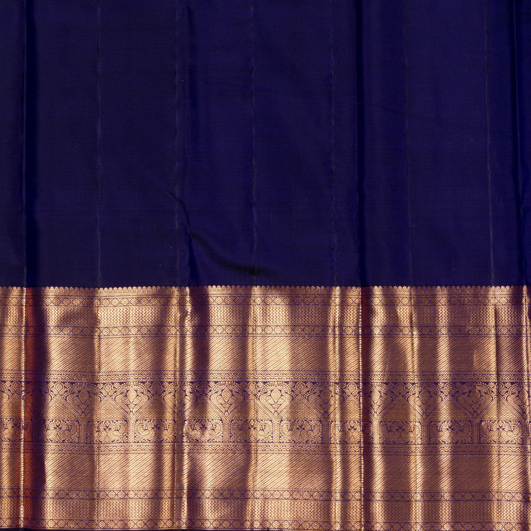 Kuberan Royal Blue Kanchivaram Silk Saree