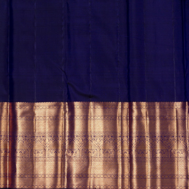 Kuberan Royal Blue Kanchivaram Silk Saree