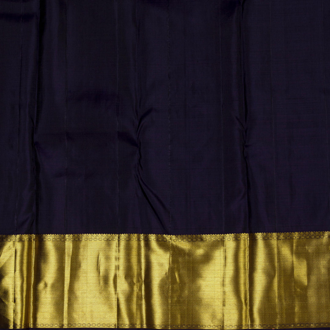  Kanchivaram Black Silk Saree