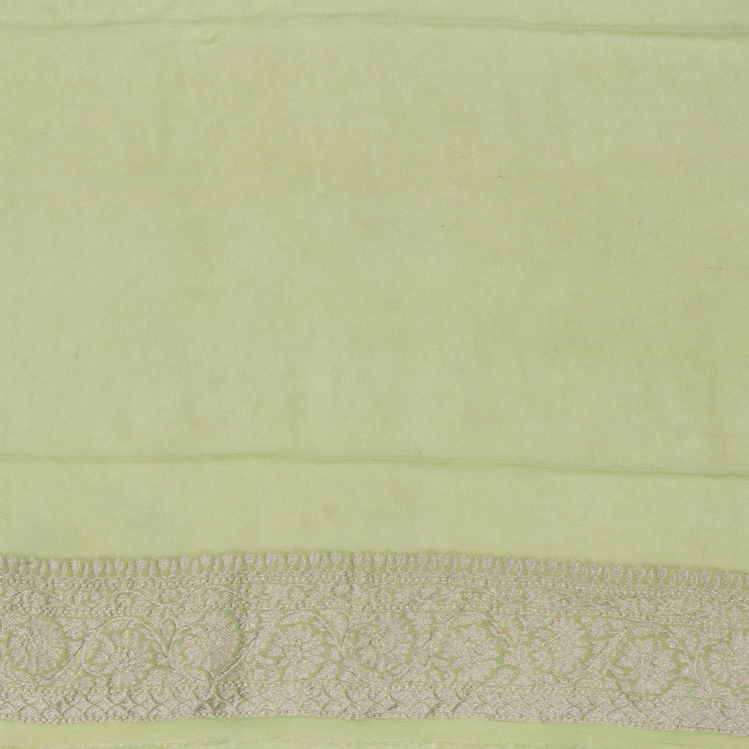 Kuberan Peach Khadi Banarasi Saree