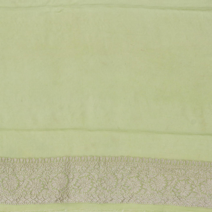 Kuberan Peach Khadi Banarasi Saree