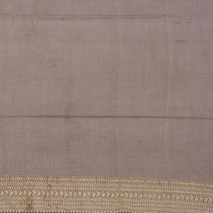 Kuberan Yellow Grey Khadi Banarasi Saree