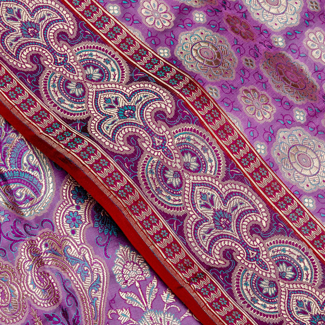 Kuberan Lavender Banarasi Saree