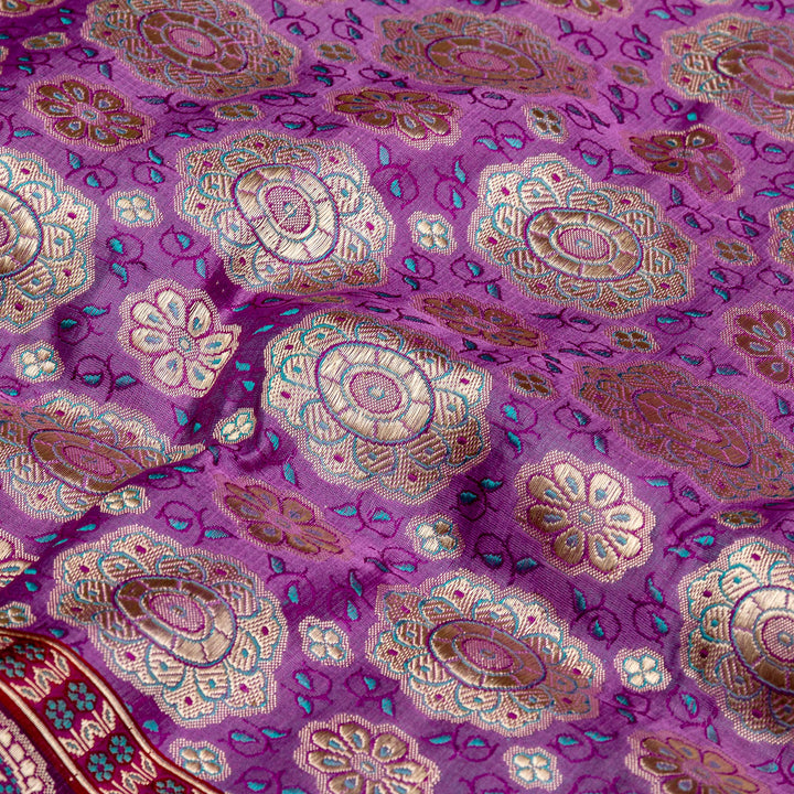 Kuberan Lavender Banarasi Saree