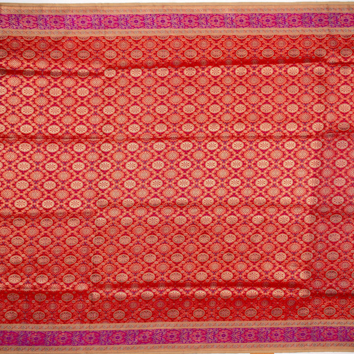 Kuberan Red Banarasi Saree