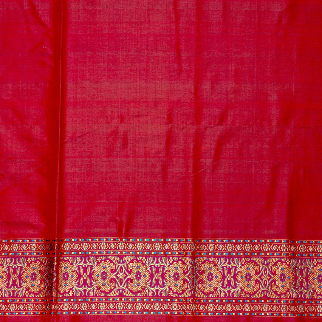 Kuberan Red Banarasi Saree