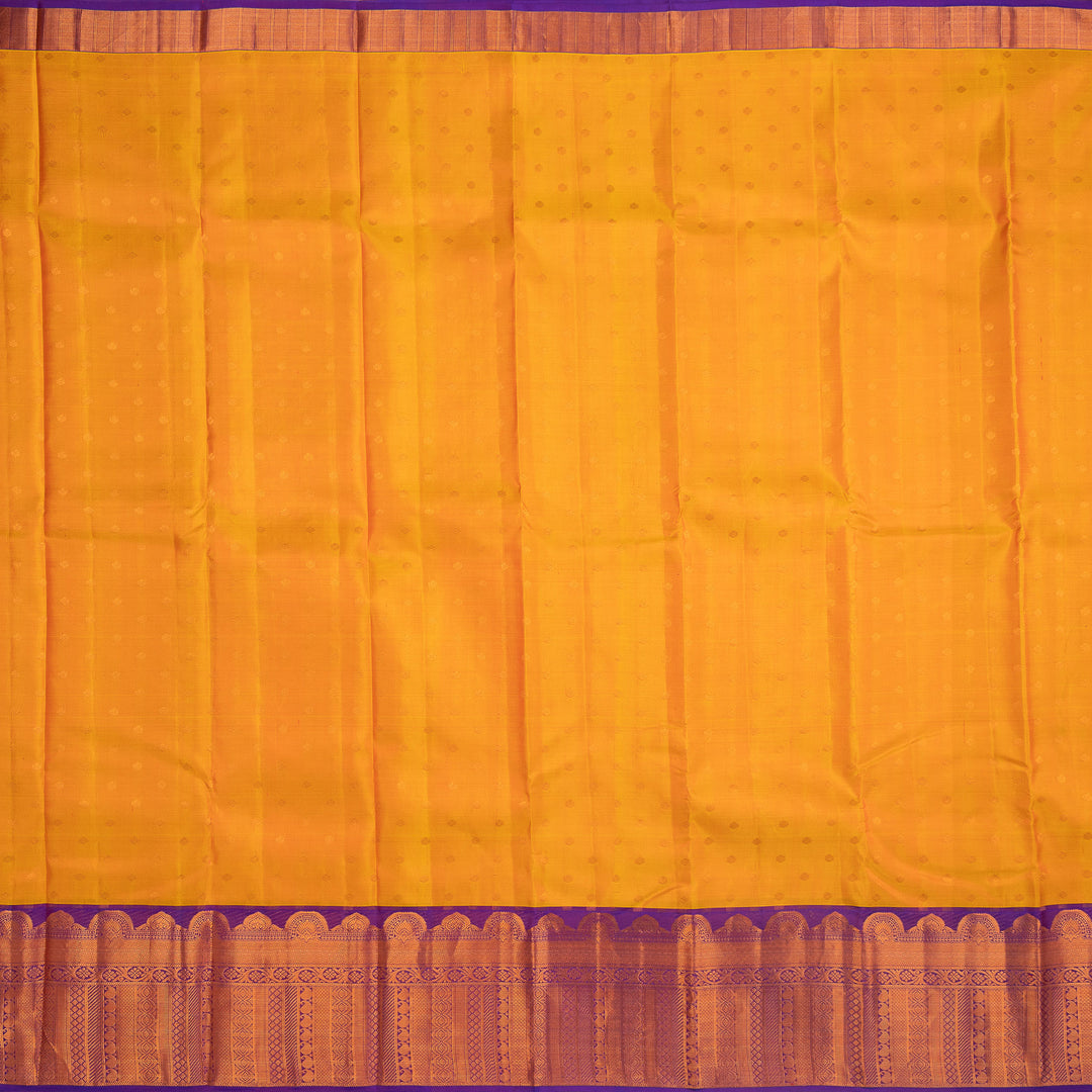 Kuberan Mustard Pure Silk Saree