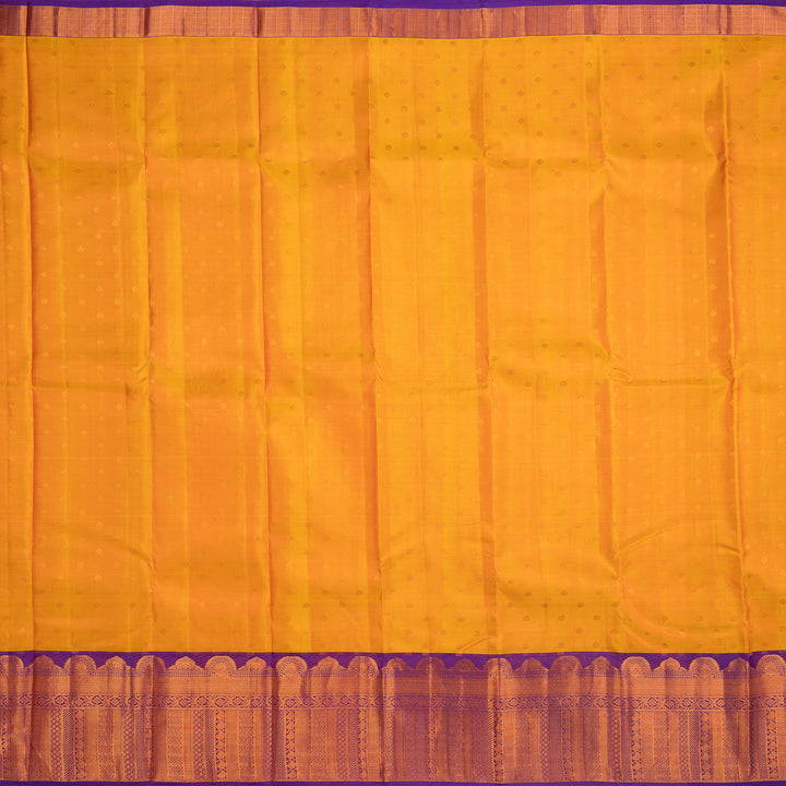 Kuberan Mustard Pure Silk Saree