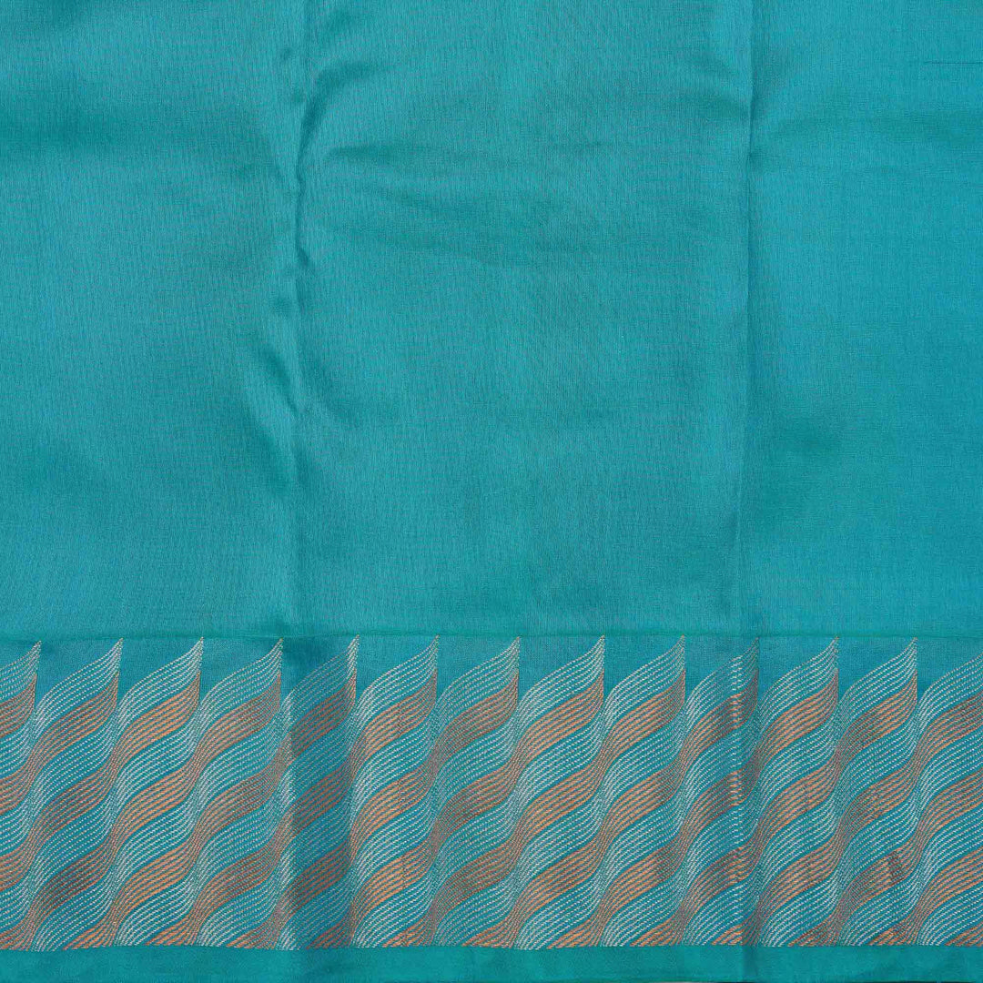 Kuberan Peach Pure Silk Saree