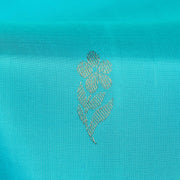 Kuberan Blue Pure Silk Saree