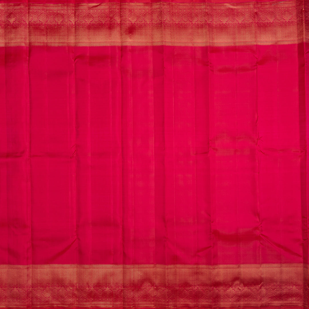 Kuberan Pink Pure Silk Saree