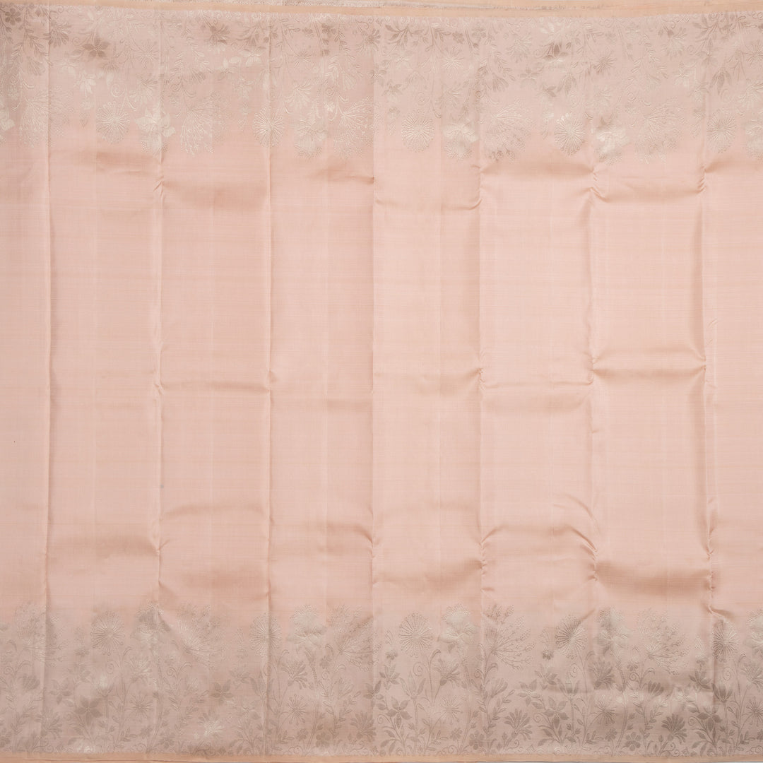 Kuberan Cream Pure Silk Saree