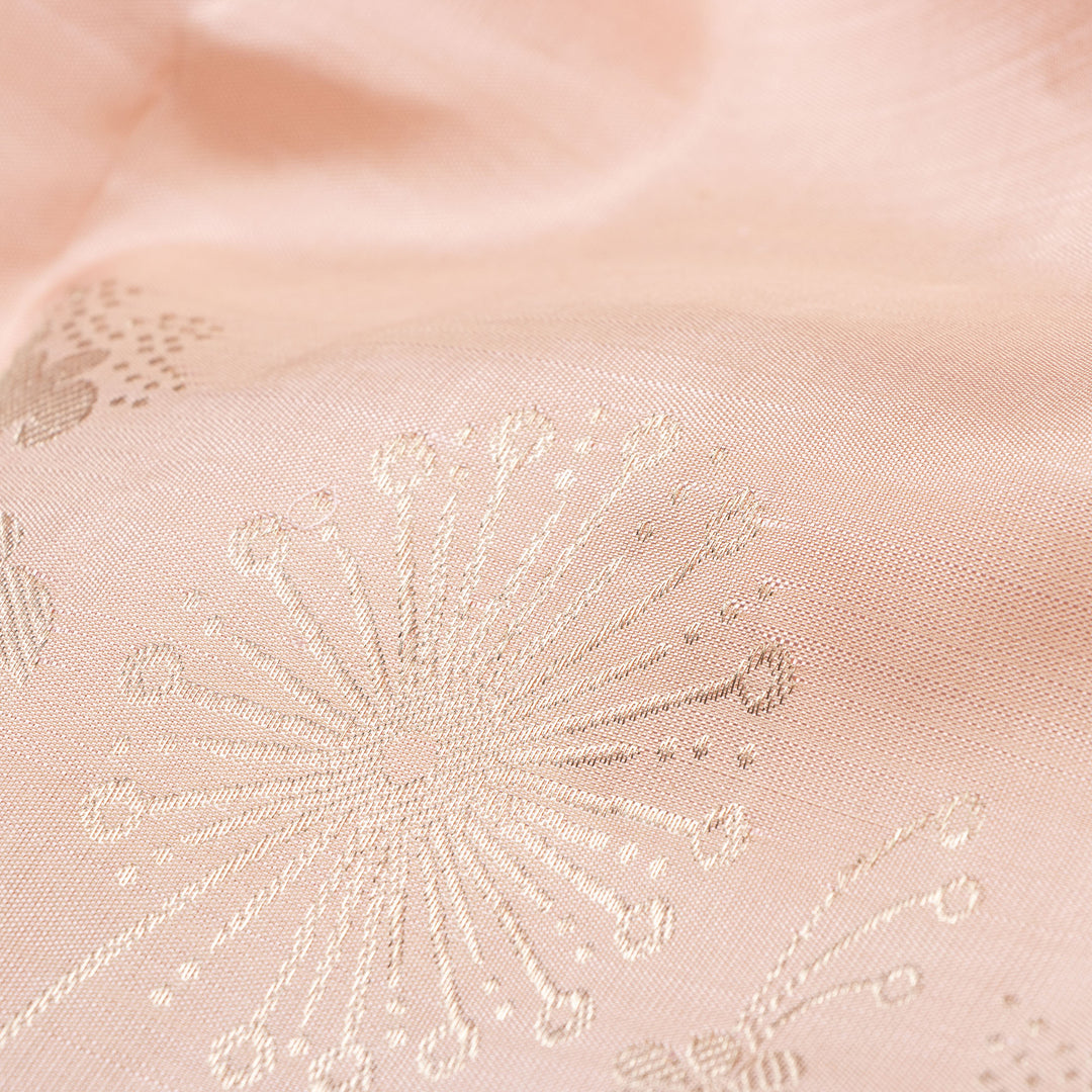 Kuberan Cream Pure Silk Saree