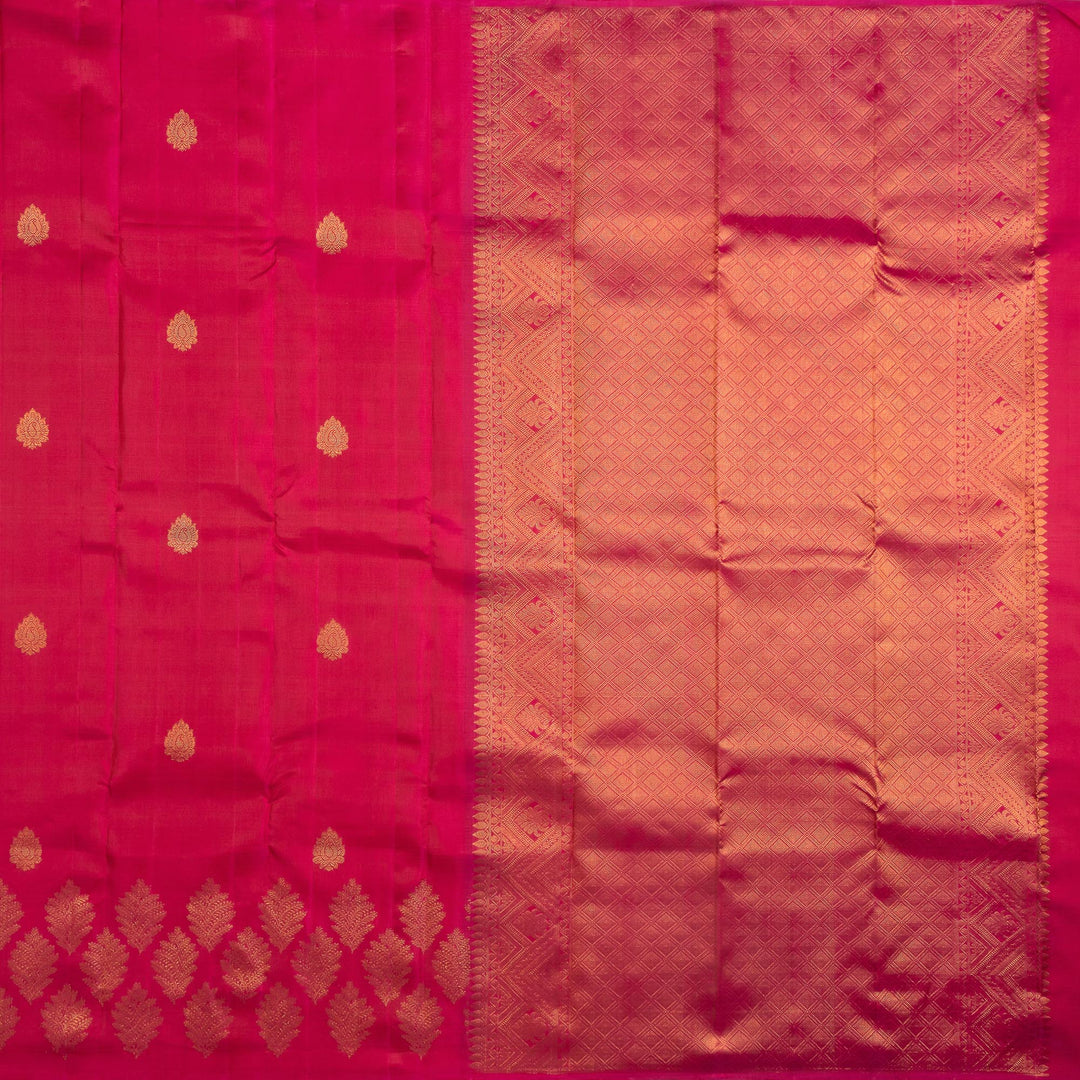 Kuberan Pink Pure Silk Saree