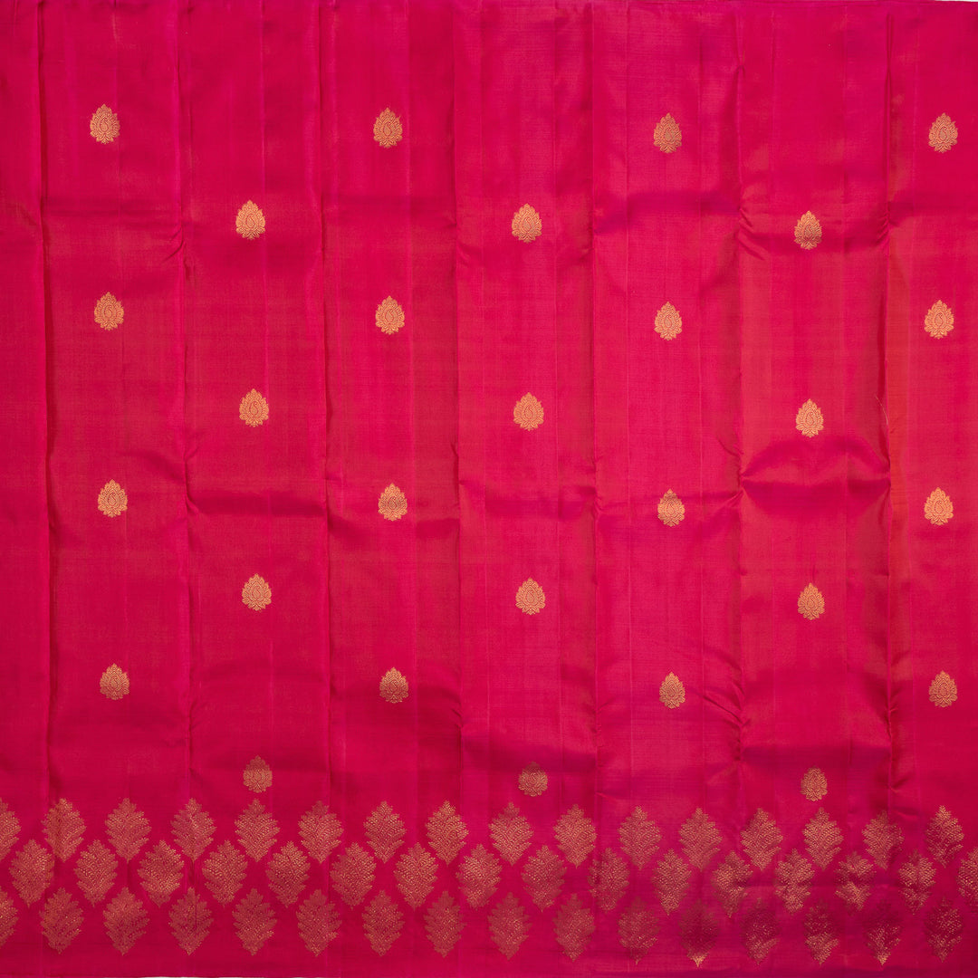 Kuberan Pink Pure Silk Saree