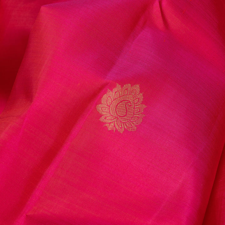 Kuberan Pink Pure Silk Saree