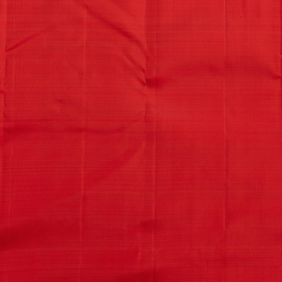 Kuberan Red Pure Silk Saree