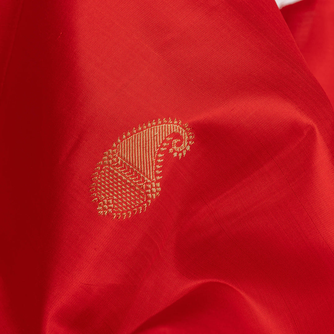 Kuberan Red Pure Silk Saree