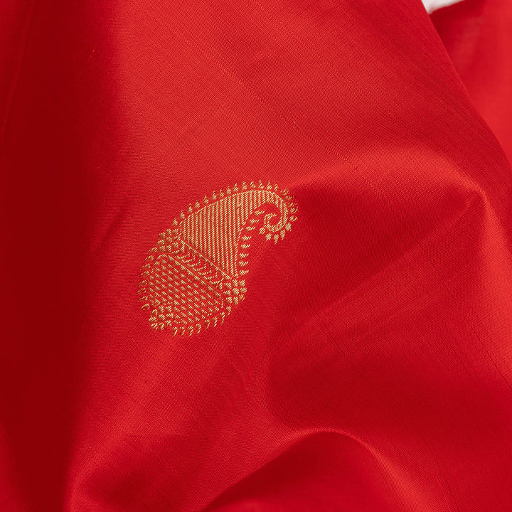 Kuberan Red Pure Silk Saree