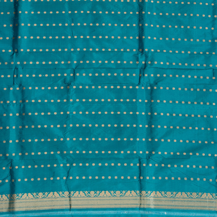 Kuberan Black With Rama Border Banarasi Silk Saree