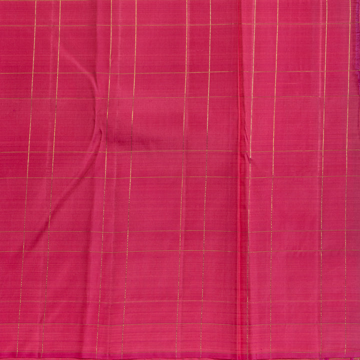 Kuberan Parrot Green With Pink Kanchivaram Silk Saree