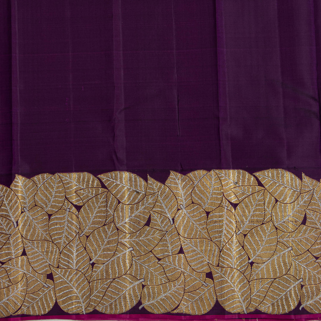 Navy Blue Kanchivaram Silk Saree