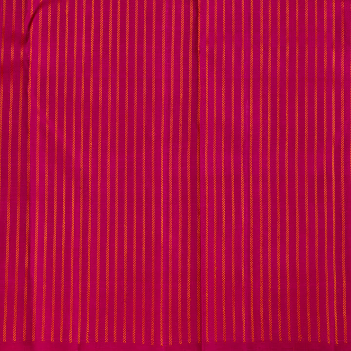 Kuberan Parrot Green With Pink Kanchipuram Linen Silk Saree