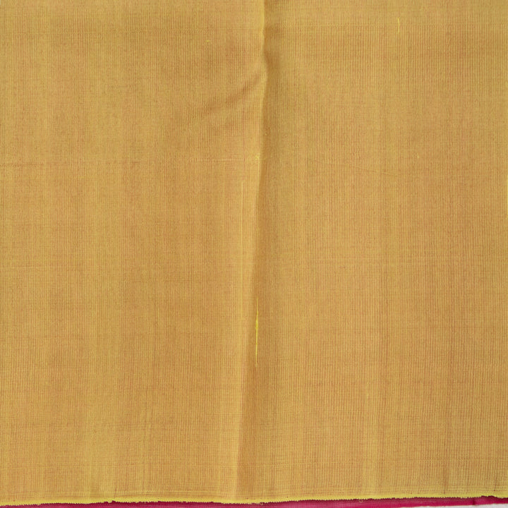 Kuberan Blue With Pink Organza Kanchipuram Silk Saree