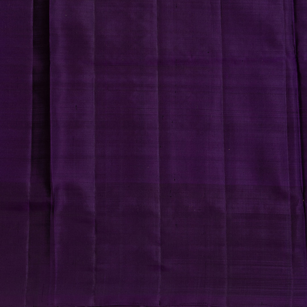 Kuberan Peach Pure Soft Silk Saree