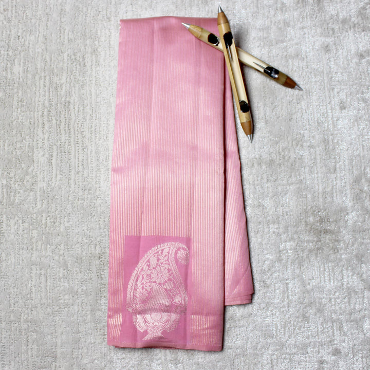 Kuberan Pink Semi Silk Saree