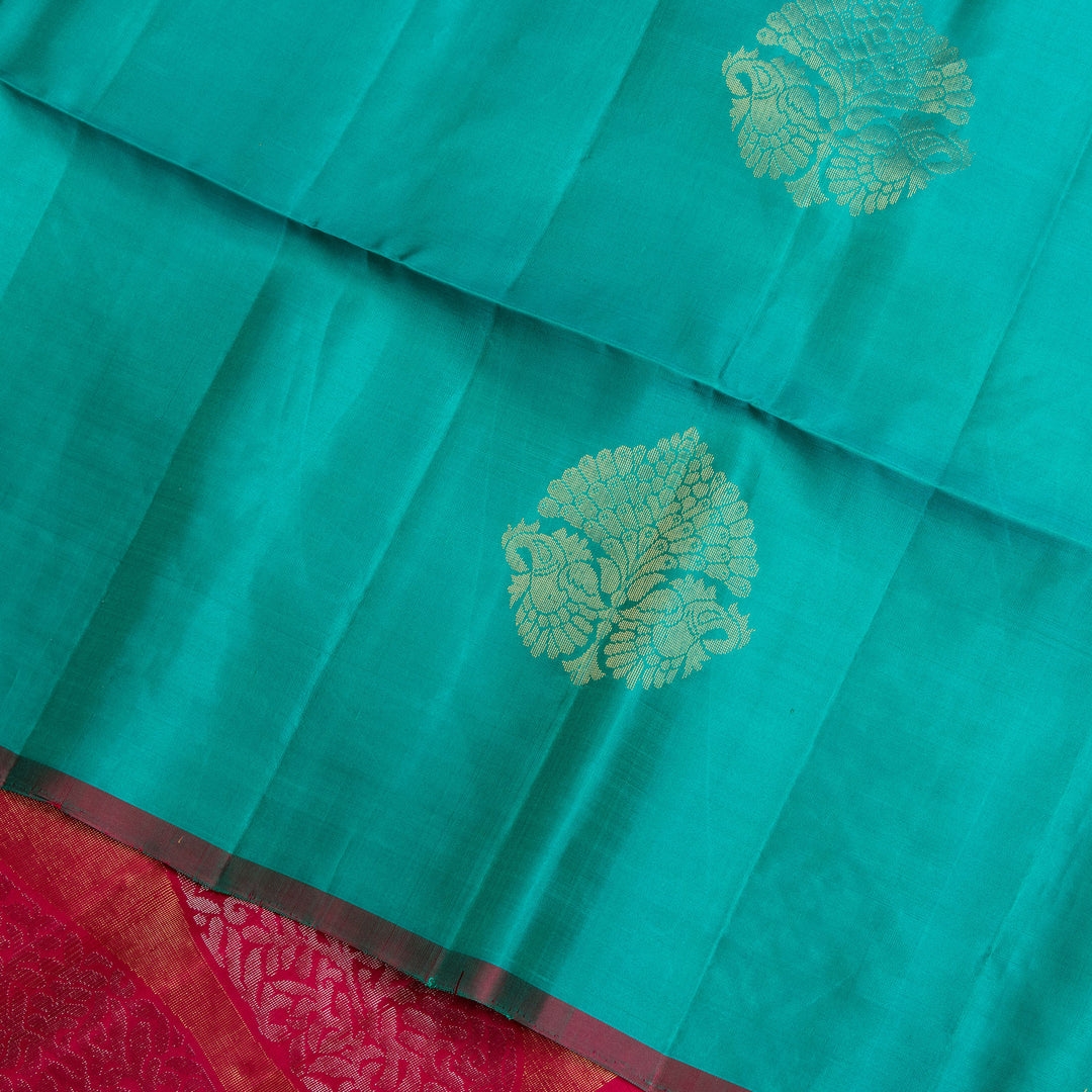 Kuberan Green Pure Soft Silk Saree