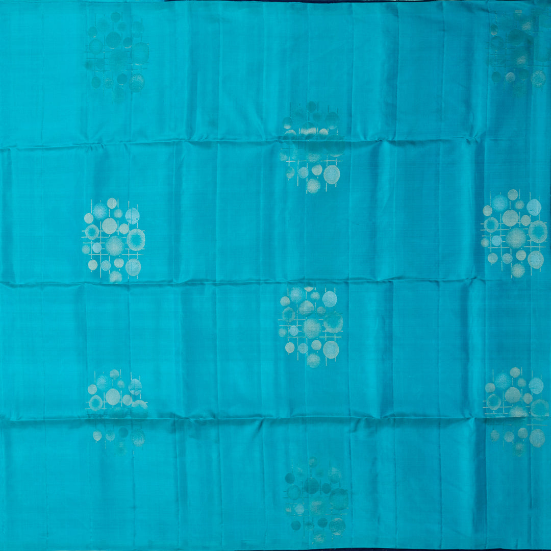 Kuberan Blue Pure Soft Silk Saree