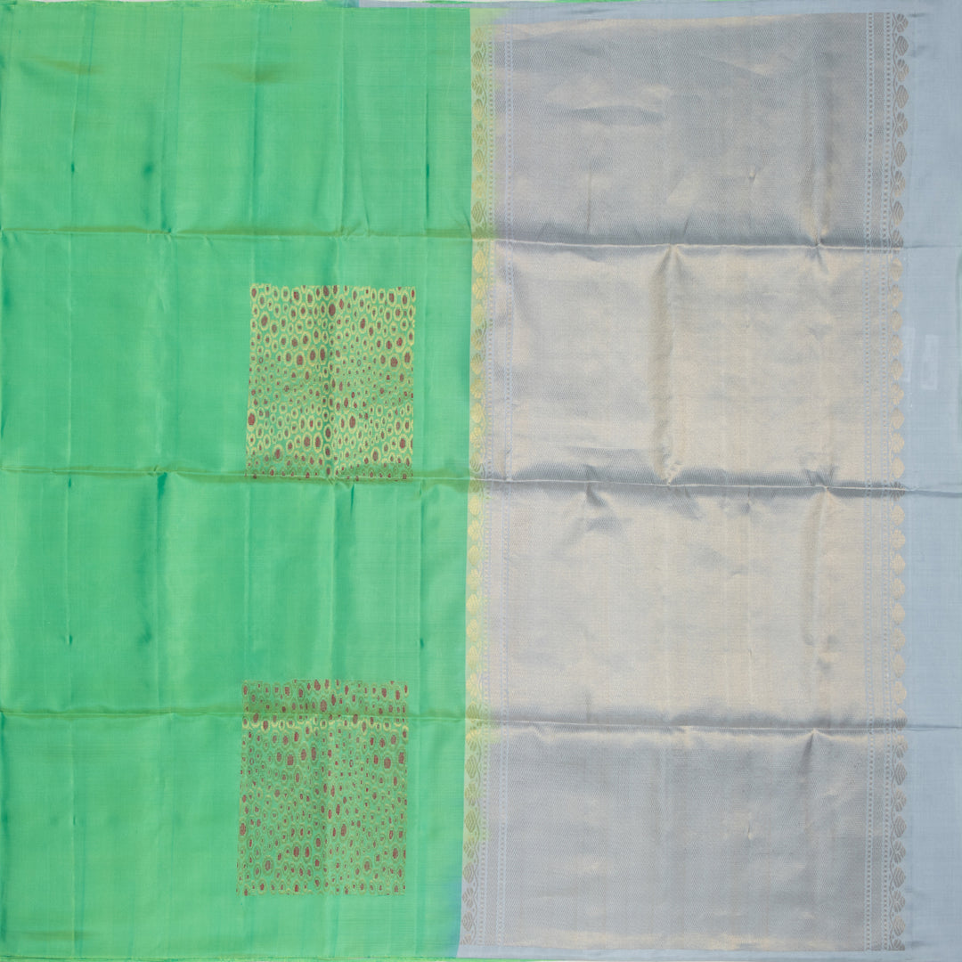 Kuberan Green Pure Soft Silk Saree