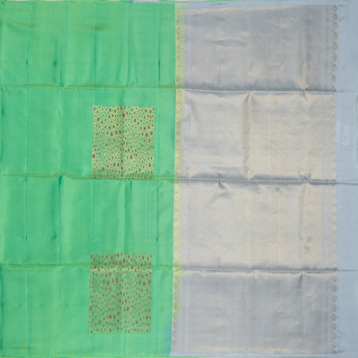 Kuberan Green Pure Soft Silk Saree