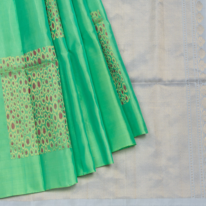 Kuberan Green Pure Soft Silk Saree
