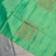 Kuberan Green Pure Soft Silk Saree