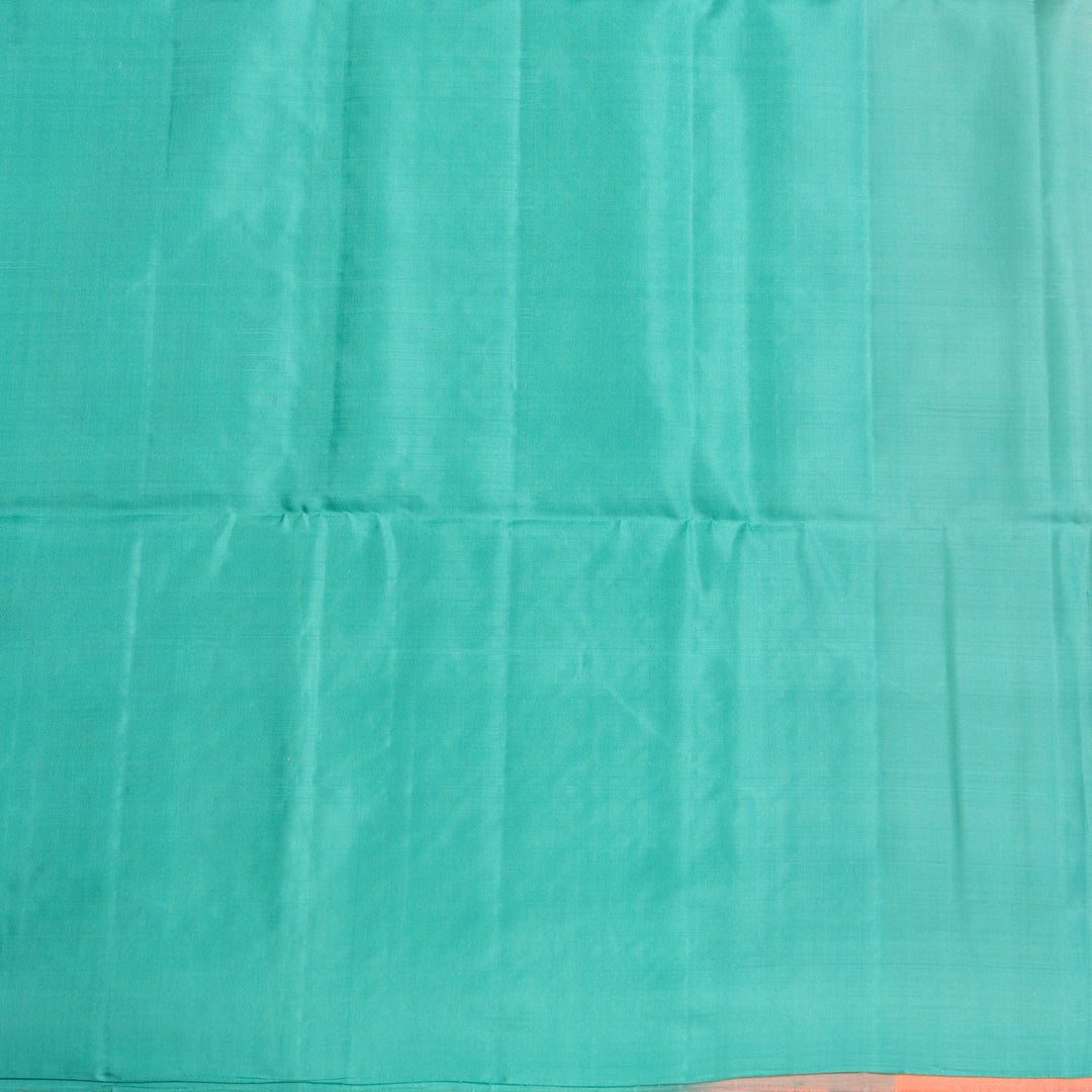 Kuberan Peach Pure Soft Silk Saree