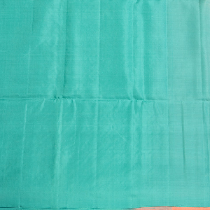 Kuberan Peach Pure Soft Silk Saree