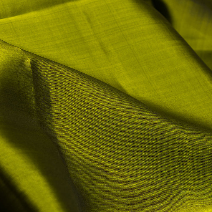Kuberan Green With Blue Pure Soft Silk Saree