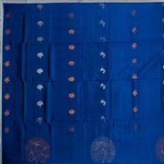 Kuberan Royal Blue Pure Soft Silk Saree