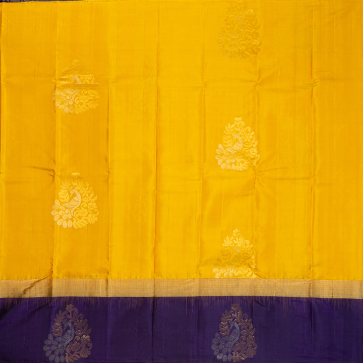 Kuberan Yellow Soft Silk Saree