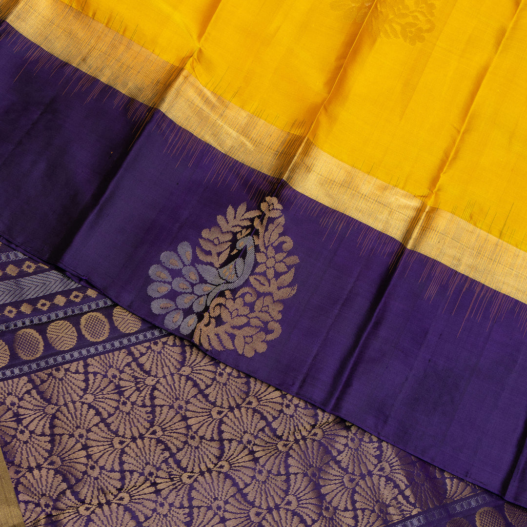 Kuberan Yellow Soft Silk Saree