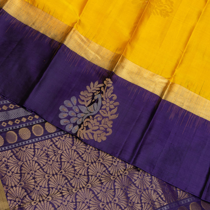 Kuberan Yellow Soft Silk Saree
