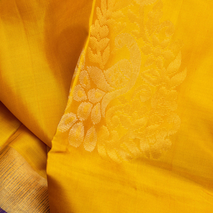 Kuberan Yellow Soft Silk Saree