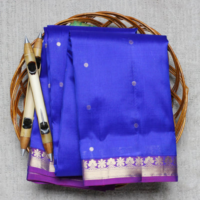 Kuberan Royal Blue Colour Silk Saree