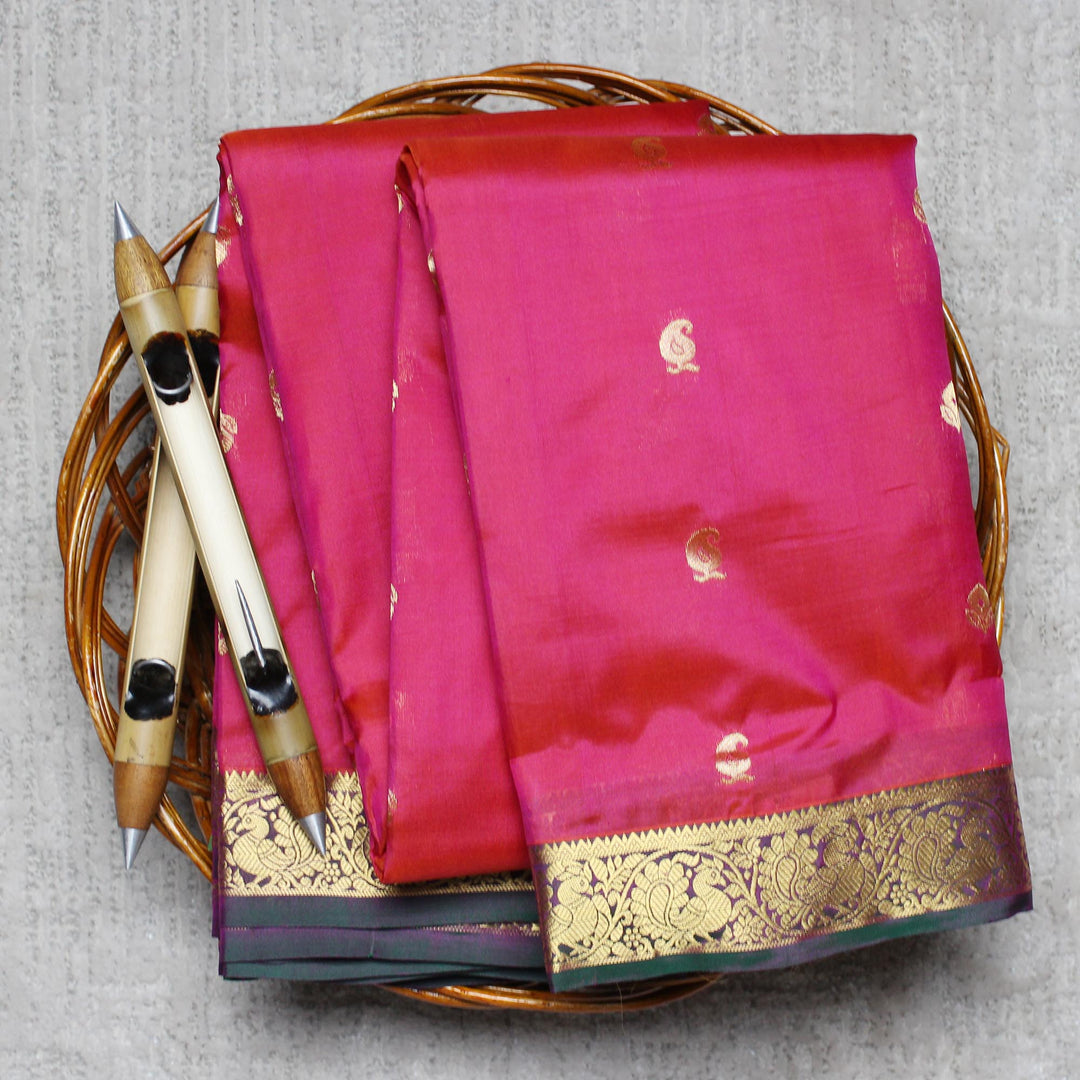 Pink Color Silk Saree