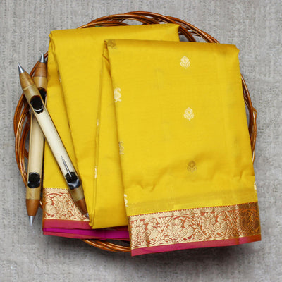 Kuberan Yellow Colour Silk Saree