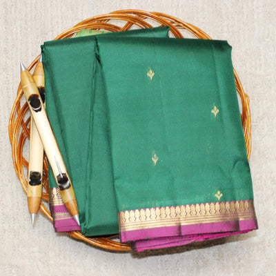 Kuberan Green Colour Silk Saree