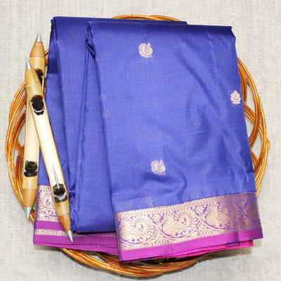 Royal Blue Color Silk Saree 